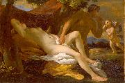 Jupiter and Antiope or Venus and Satyr Poussin